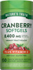 Nature's Truth Cranberry Pills with Vitamin C | 150 Softgels