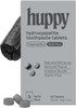 Huppy Toothpaste Tablets Nano Hydroxyapatite Fluoride Free and Plastic Free Activated Charcoal Whitening Remineralizing SLS Free Bulk Supply Charcoal Mint Flavor (248 Count)
