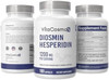 VitaCosmoX Diosmin Hesperidin 1200 mg Complex, 180 Capsules, Citrus Bioflavonoids Rich Fruit Extract, 100% Vegetarian, Non-GMO & Gluten Free Diosmin Supplement