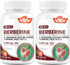 VEV Berberine Supplement with Ceylon Cinnamon for Daily Wellness Support– 2 Bottles