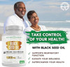 Mother Nature Organics Superfoods for Organic Living MNO Black Seed Oil Capsules 1000mg Per Serving High TQ