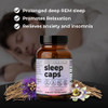 Santa Cruz Paleo Sleep Caps with L-Theanine Lemon Balm Passion Flower asnd Valerian Root Melatonin Free Nighttime Relaxation Paleo and Keto Friendly Sugar and Gluten Free