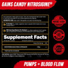 ALPHA LION Gains Candy, Supplement Pills for Muscle Pump & Blood Flow, Nitric Oxide Booster, Supports Mental Focus, Use Daily to Upgrade Workout Performance, 60 Capsules