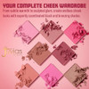 Juvia’s Place Blushed & Bronzed Blurring Pro Palette Matte & Shimmer Finishes Buildable Pigment Soft Focus Powder