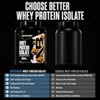 NutraBio 100% Whey Protein Isolate Protein Powder, 25g Protein with Complete Amino Acid Profile, Non-GMO, Soy & Gluten Free, Low Carb, Low Calorie - 50 Servings