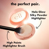e.l.f. Halo Glow Silky Powder Highlighter  Long Lasting Luminous Face Finish  Cake Resistant With Micro-Shimmer Vegan & Cruelty