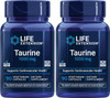 Life Extension Taurine  Pure Taurine Amino Acid Supplement Heart Liver and Brain Health Longevity  Muscle and Exercise, 1000 mg dose, Non-GMO, Gluten-Free