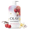 Olay Body Wash for Women Fresh Radiance 24/7 Skin Loving Freshness Visibly Radiant Plant Based Cleansers Vitamin B3 & Antioxidant Blend For All Skin Types