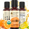 Sacred Eats Organic Liquid Vitamin D Drops for Kids and  Adults  Sugar Free. Easy to Use 1,000 IU/Drop in Coconut MCT Oil. Lasts Months, Best for High Doses. Max Absorption VIT D3 Supplement.