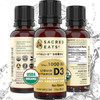 Sacred Eats Organic Liquid Vitamin D Drops for Kids and  Adults  Sugar Free. Easy to Use 1,000 IU/Drop in Coconut MCT Oil. Lasts Months, Best for High Doses. Max Absorption VIT D3 Supplement.