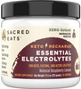 Sacred Eats Keto Electrolyte Powder and  Hydration Supplement | 1000mg Potassium and  Sodium, 150mg Magnesium  No Sugar and  Stevia  Sweetened with Monk Fruit Only Natural
