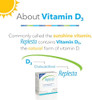 Replesta 50,000 IU Vitamin D3 Cholecalciferol  for Vitamin D Deficiency Once-Weekly Chewable Wafer  Non-GMO