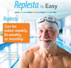 Replesta 50,000 IU Vitamin D3 Cholecalciferol  for Vitamin D Deficiency Once-Weekly Chewable Wafer  Non-GMO
