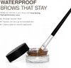 Palladio Brow Pomade Waterproof, 24 Hour Wear, Smudge Proof and Sweat Resistant Formula, Super Creamy Formula Glides on And Helps to Fill in Brows for a Dramatic, Defined, Flawless Look