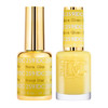DAISY DND DND DC Gel Polish Set Yellow Collection UV/LED Gel Polish and Air Dry Nail Lacquer Matching Chip-Free Polish Duo 0.5 Fl Oz