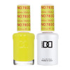 DAISY DND DND DC Gel Polish Set Yellow Collection UV/LED Gel Polish and Air Dry Nail Lacquer Matching Chip-Free Polish Duo 0.5 Fl Oz