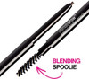 wet n wild Ultimate Brow Micro Eyebrow Retractable Pencil Dark Brown Ultra Fine Tip Draws