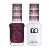 DAISY DND DND Gel Nail Polish Duo Super Glitter Collection 0.5 Fl Oz Each