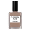 Nailberry L'Oxygéné Oxygenated Nail Lacquer  Rich Cocoa Espresso Opaque Nail Polish | UV Protected Long-Wear Nail Polish | 12-Free | Vegan | Certified Halal | Cruelty & Gluten Free | 15 ml