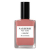 Nailberry L'Oxygéné Oxygenated Nail Lacquer  Rich Cocoa Espresso Opaque Nail Polish | UV Protected Long-Wear Nail Polish | 12-Free | Vegan | Certified Halal | Cruelty & Gluten Free | 15 ml