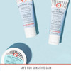 First Aid Beauty FAB Faves to Go Kit: Travel Size Face Cleanser, Exfoliator Pads and Moisturizer