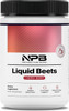 Nature's Pure Blend Organic Beet Root Powder – Nitric Oxide Booster L-Arginine – Liquid Beets for Blood Flow Circulation & Energy – Pre-Workout Endurance Support – 8,000 MG