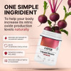 Nature's Pure Blend Organic Beet Root Powder – Nitric Oxide Booster L-Arginine – Liquid Beets for Blood Flow Circulation & Energy – Pre-Workout Endurance Support – 8,000 MG
