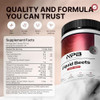 Nature's Pure Blend Organic Beet Root Powder – Nitric Oxide Booster L-Arginine – Liquid Beets for Blood Flow Circulation & Energy – Pre-Workout Endurance Support – 8,000 MG