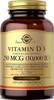Solgar Vitamin D3 Cholecalciferol 250 MCG 1000 IU Glutan Free