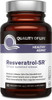 Quality of Life Resveratrol SR - Powerful Anti Aging All Natural Formula - 30 Vegicaps