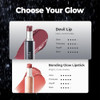 Laka Devil Lip Vivid color Lipstick Long Lasting Bold Stain Hydrating & Melting Glow with Non Creasing