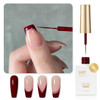 GAOY White Swirl Gel Nail Polish Art Liner, 12ml Classic Color