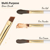 docolor Eyebrow Brush, Duo Angled Eyebrow Spoolie