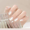 GAOY Pearl Gel Nail Polish, 16ml Shimmer Mermaid Gel Polish, Soak Off UV Light Cure for Nail Art DIY at Home, Shimmer White