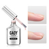 GAOY Clear Builder Gel for Nails, 16ml Nail Strengthener in a Bottle, Nail Extension Hard Gel, Soak Off Long Lasting UV Light Cure, Base Coat Top Coat Needed