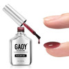 GAOY Clear Builder Gel for Nails, 16ml Nail Strengthener in a Bottle, Nail Extension Hard Gel, Soak Off Long Lasting UV Light Cure, Base Coat Top Coat Needed