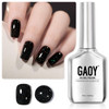 GAOY Shimmer Gel Nail Polish, 16ml Clear Glitter Gel Polish, UV Light Cure for Nail Art DIY at Home, 3023 Aqua Glimmer