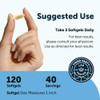 Micro Ingredients Triple Strength Omega 3 Fish Oil Supplements Softgels