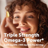 Micro Ingredients Triple Strength Omega 3 Fish Oil Supplements Softgels