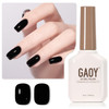 GAOY Sheer Light Pink Gel Nail Polish, 16ml Jelly Milky White Peach Translucent Color 1352 UV Light Cure Gel Polish for Nail Art DIY Manicure and Pedicure at Home
