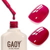 GAOY Sheer Light Pink Gel Nail Polish, 16ml Jelly Milky White Peach Translucent Color 1352 UV Light Cure Gel Polish for Nail Art DIY Manicure and Pedicure at Home