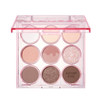 Amuse SEOUL Eye Color Palette Rose Tone 9 Color Eyeshadow Smooth Matte Shimmer Mix Blendable Buildable Shades Vegan Korean Makeup