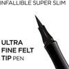 L'Oreal Paris Makeup Infallible Super Slim Long-Lasting Liquid Eyeliner, Ultra-Fine Felt Tip, Quick Drying Formula, Glides on Smoothly, Grey, 0.03 fl oz., 1 Count