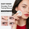 AMUSE SEOUL Long Fix Metal Mascara - Tubing Mascara Smudge Proof Clump Free Flake Proof 2 in 1 Comb Iron Wand Defining Curling Volumizing Superproof Vegan Korean Makeup