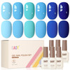 GAOY Rose Garden Jelly Gel Nail Polish Set, 6 Colors