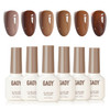 GAOY Rose Garden Jelly Gel Nail Polish Set, 6 Colors