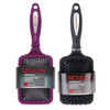 Revlon Straight & Smooth Soft Touch Paddle Hair Brush Set Black + Berry    2 Count (Pack of 1)
