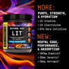 BEYOND RAW GNC LIT V2 Pre Workout Powder