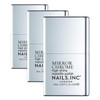 Nails Inc Silver Served Silver Metallic Mirror Chrome No Chip Long Lasting Quick Dry Air Dry Professional Manicures and Pedicures Fingernails and Toenails Vegan Nail Polish 0.47 Fl Oz (Pack of 3)