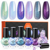 modelones Jelly Nail Polish, 6 Colors Quick Dry Nude Pink Nail Polish Set